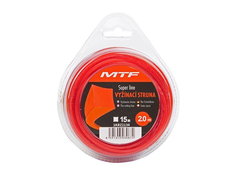 Struna MTF 2,0mm/15m - hranatá - foto 1