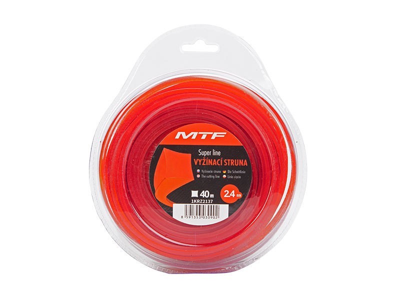 Struna MTF 2,4mm/40m - hranatá - foto 1