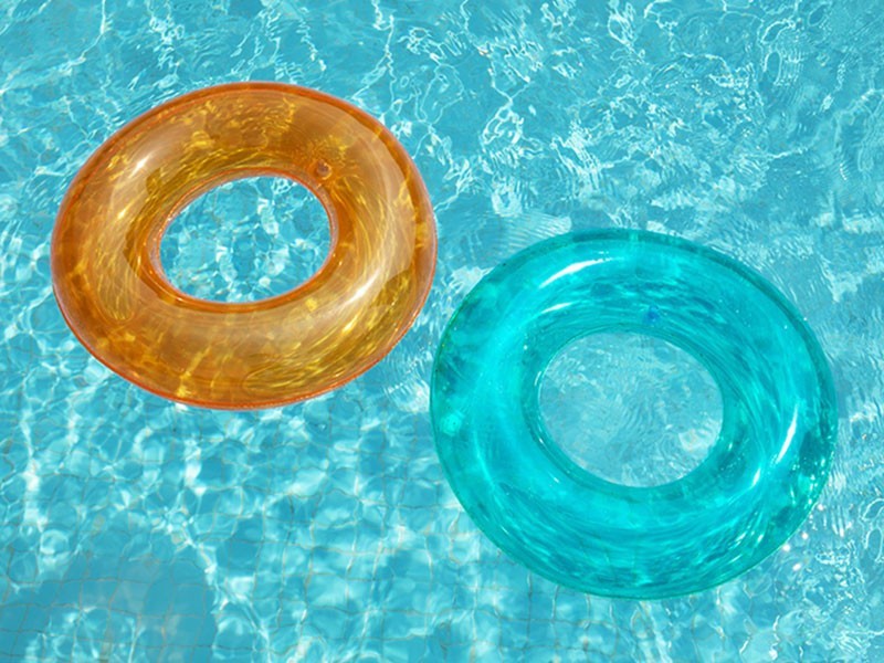 Nafukovací kruh Transparent 51cm - foto 8