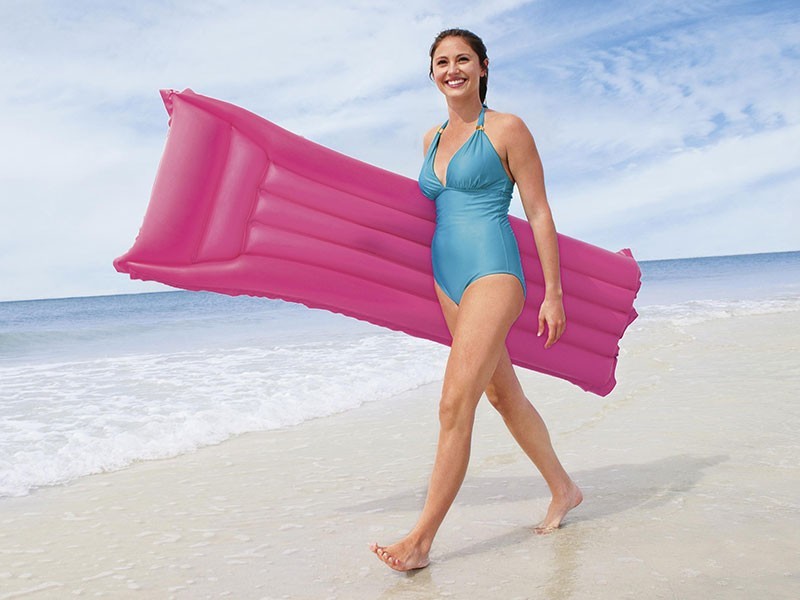 Nafukovací lehátko do vody matná různé barvy 183x69cm - foto 14 Nafukovací lehátko do vody matná různé barvy 183x69cm - foto 14