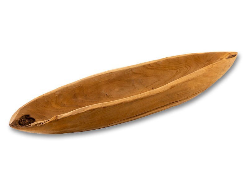 Teaková mísa kanoe 60 cm - foto 2 Teaková mísa kanoe 60 cm - foto 2