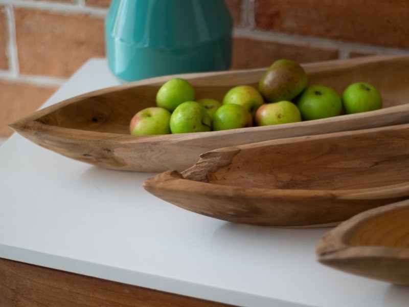 Teaková mísa kanoe 60 cm - foto 4 Teaková mísa kanoe 60 cm - foto 4