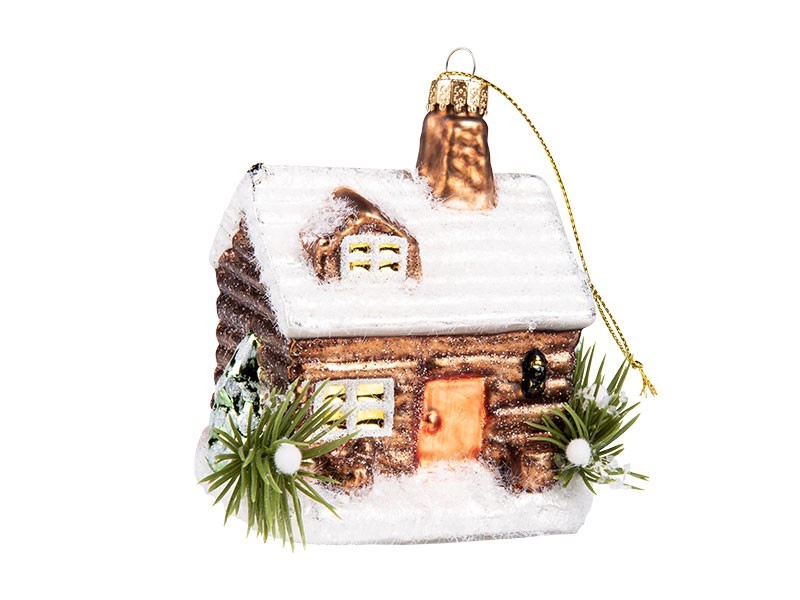 Dekorácia domček, sklo, 104 mm - foto 2 Dekorácia domček, sklo, 104 mm - foto 2