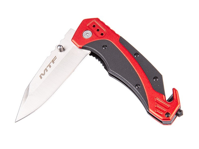 Nůž s hrotem a řezákem pásů MTF - foto 2