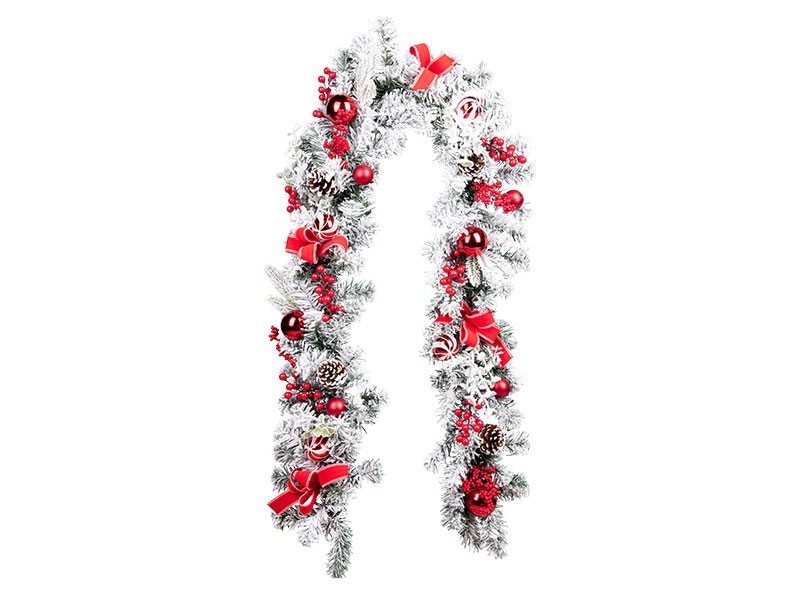 Zasněžená vánoční girlanda 180 cm - foto 1