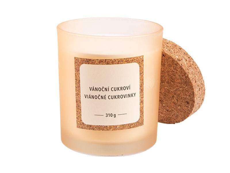 Vonná svíčka vánoční cukroví 9x10cm, 310g - foto 2