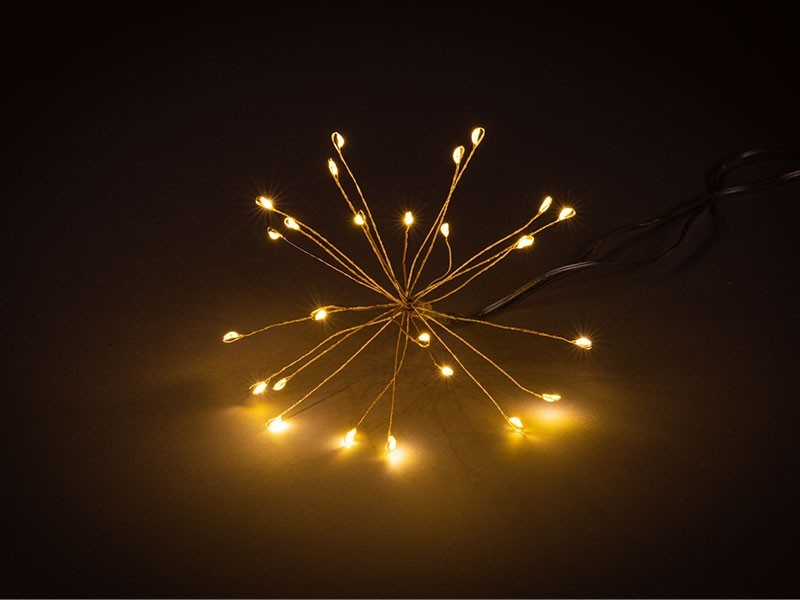 Svetelné kvetiny, 150 mikro LED, teplá biela - foto 2 Svetelné kvetiny, 150 mikro LED, teplá biela - foto 2