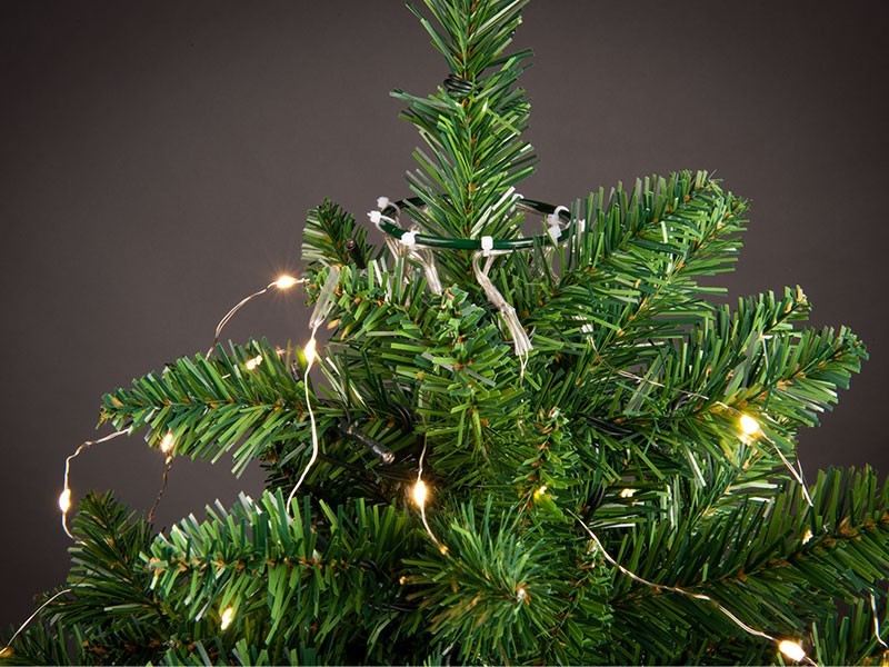 Svetelný 200LED záves na stromček,10 ramien x 2m - foto 2