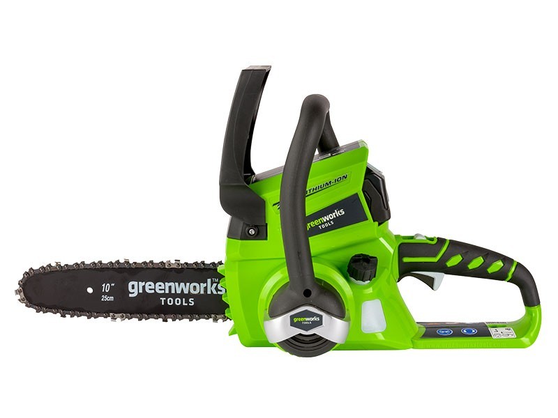 Aku reťazová píla Greenworks G24CS25 24V - foto 3 Aku reťazová píla Greenworks G24CS25 24V - foto 3