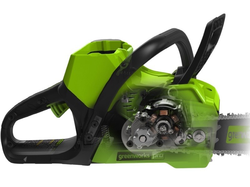 Aku řetězová pila Greenworks GD60CS40 60V - foto 4 Aku řetězová pila Greenworks GD60CS40 60V - foto 4