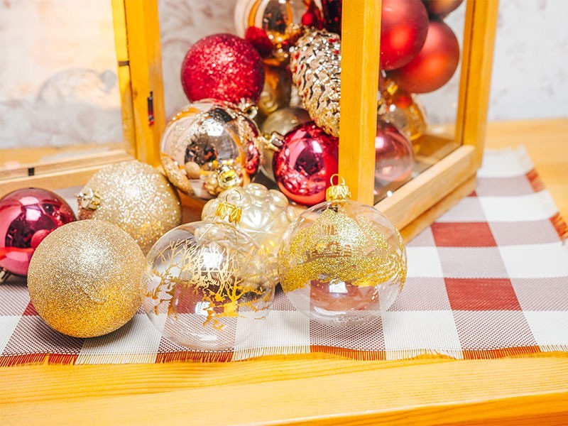 Guľa vianočná ČESKÁ VÝROBA 4B - foto 3