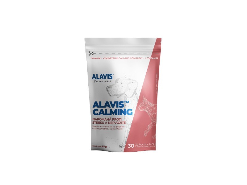 ALAVIS Calming pro psy a kočky 45g, 30tbl. - foto 1 ALAVIS Calming pro psy a kočky 45g, 30tbl. - foto 1