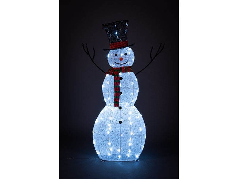 LED snehuliak vonkajší, 80LED, 138 cm - foto 4