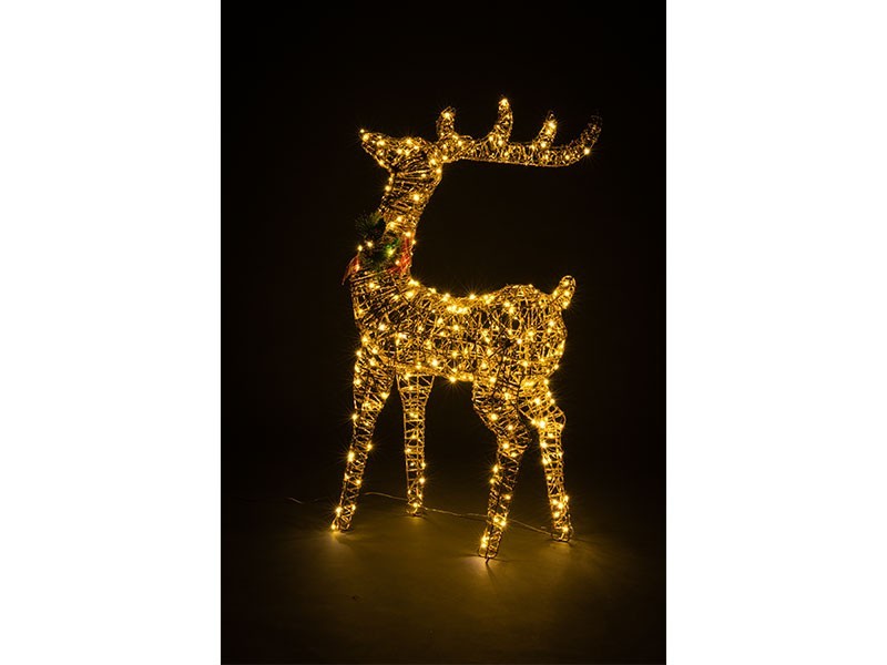 LED sob, zlatý, 280LED, outdoor, - foto 3