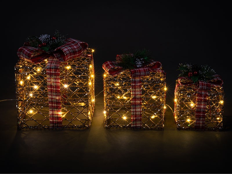 Set LED darčekov, 60LED, vonkajší - foto 3