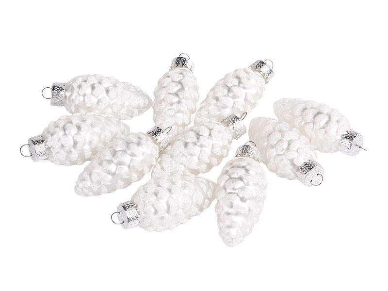 Vianočná šiška strieborná 9ks - foto 2 Vianočná šiška strieborná 9ks - foto 2