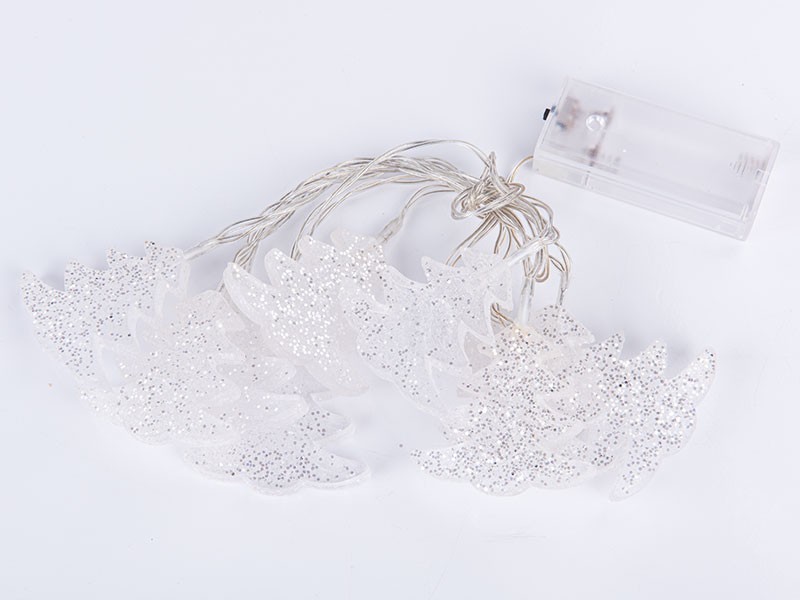 Svetelná reťaz vločka a stromček, 10 LED - foto 6