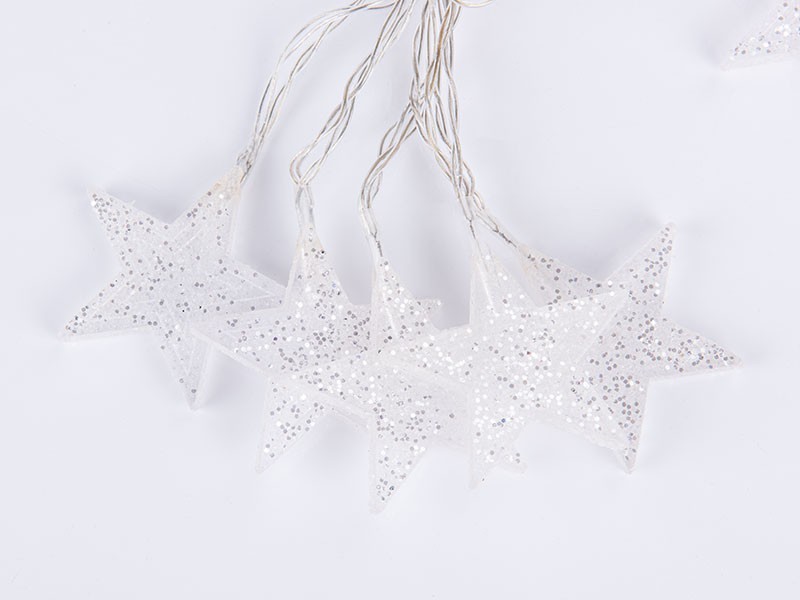 Svetelná reťaz vločka a stromček, 10 LED - foto 11