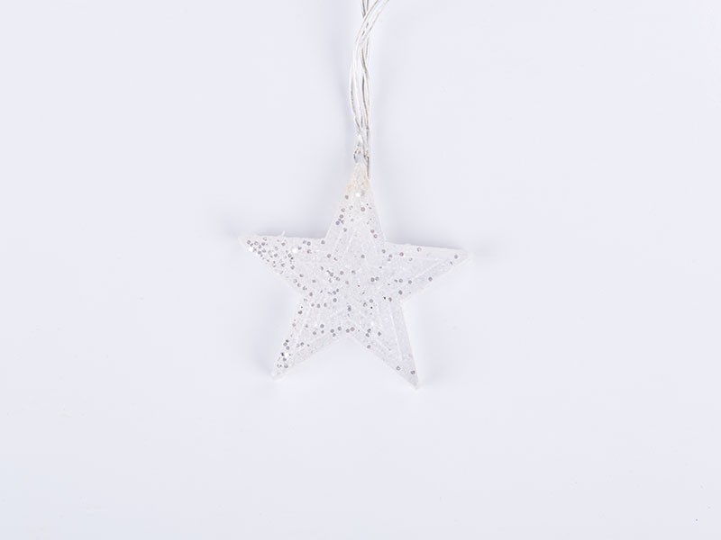 Svetelná reťaz vločka a stromček, 10 LED - foto 12