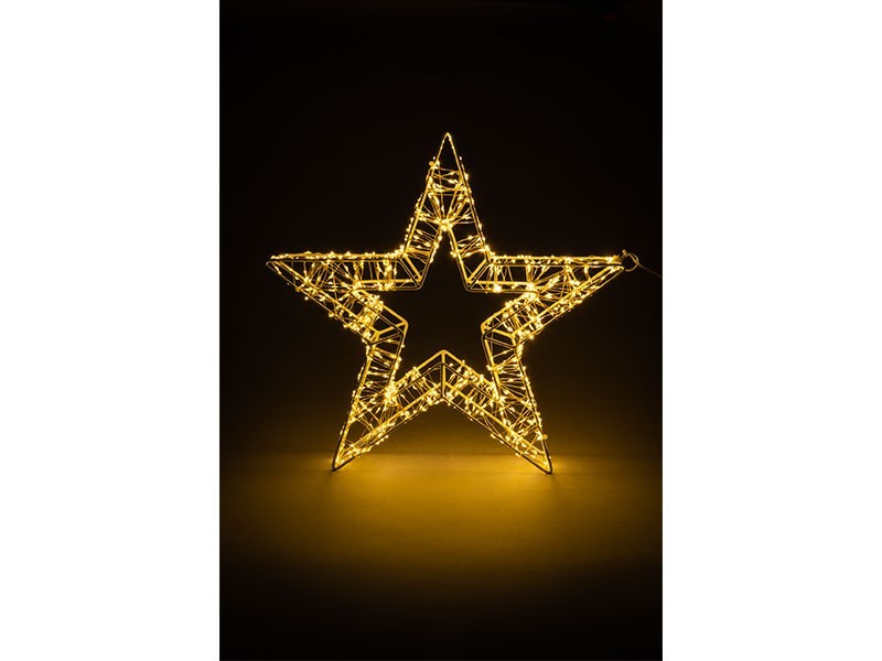 Kovová LED hviezda, 960 LED, TB - foto 2