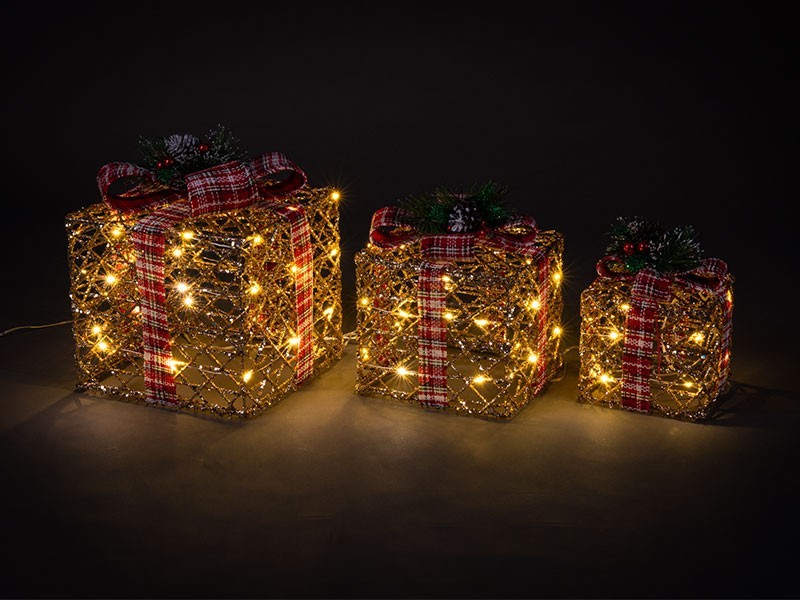 Set LED darčekov, 60LED, vonkajší - foto 1