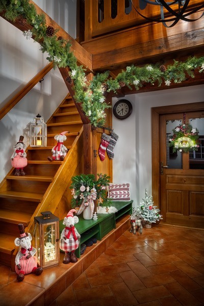 Vianočná stuha s perníčkami 6,5x910cm - foto 2