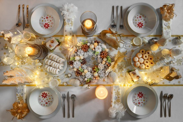 Zářivá vánoční květina 24 cm - foto 4