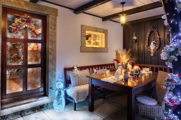 Pampová tráva se světlem 1m, 15 LED, teplá bílá - foto 3