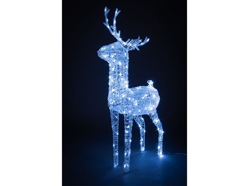 LED jelen, 120 cm, venkovní - foto 2