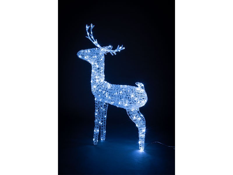 LED jelen, 120 cm, venkovní - foto 3