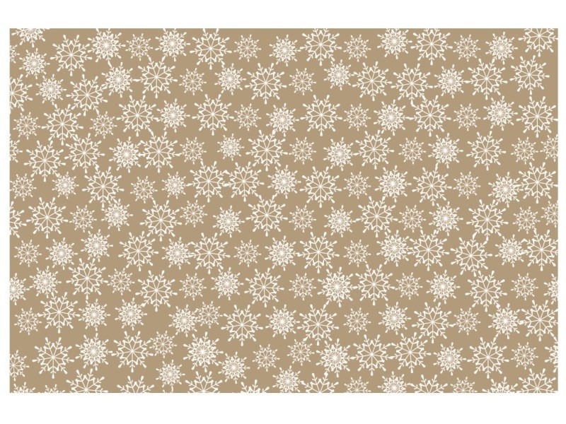 Balicí kraft papír bílý potisk 3 motivy, 70g, 200x70 cm - foto 2