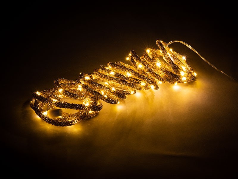 Reťaz LED dekoratívna, 100LED, rôzné farby - foto 4