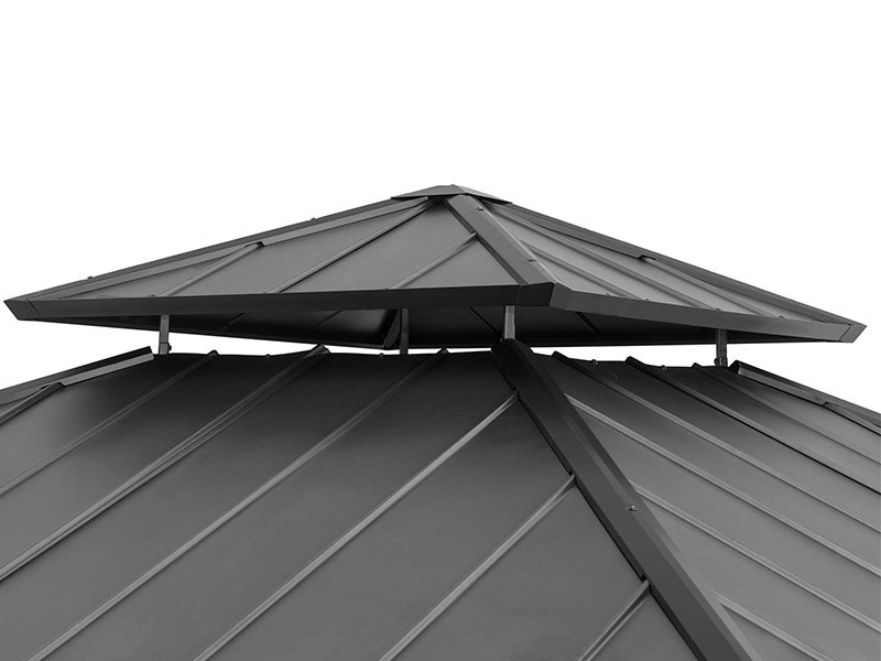 Altán Paps černá 335 x 335 cm - foto 9