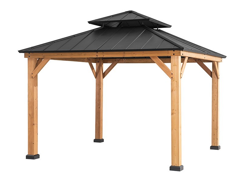 Altán Paps černá 335 x 335 cm - foto 12