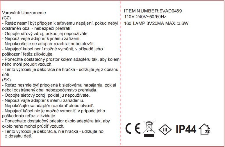 LED dekorace jelen 105cm, 160LED - foto 3