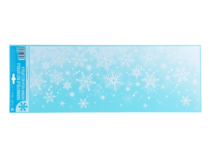 Vánoční okenní fólie s glitrem 60x21 cm - foto 3 Vánoční okenní fólie s glitrem 60x21 cm - foto 3