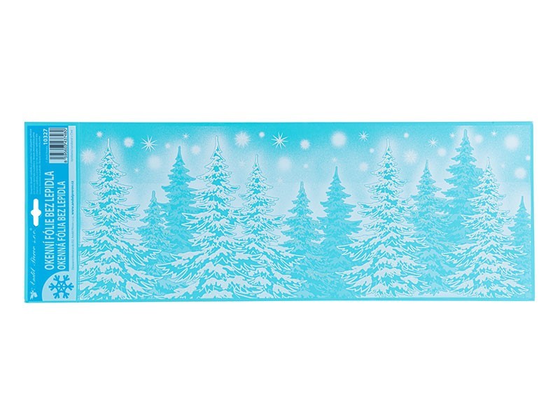 Vánoční okenní fólie s glitrem 60x21 cm - foto 4 Vánoční okenní fólie s glitrem 60x21 cm - foto 4
