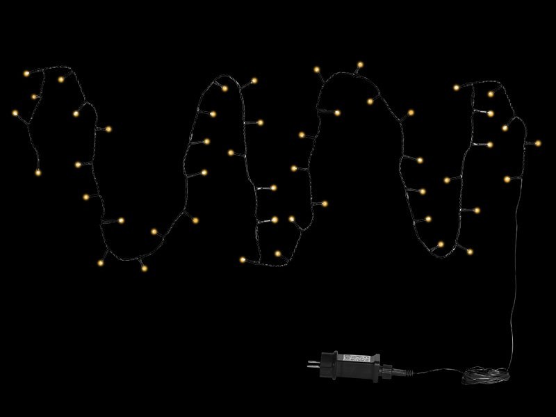 Svetelná reťaz 10m, 200LED, teplá biela - foto 2