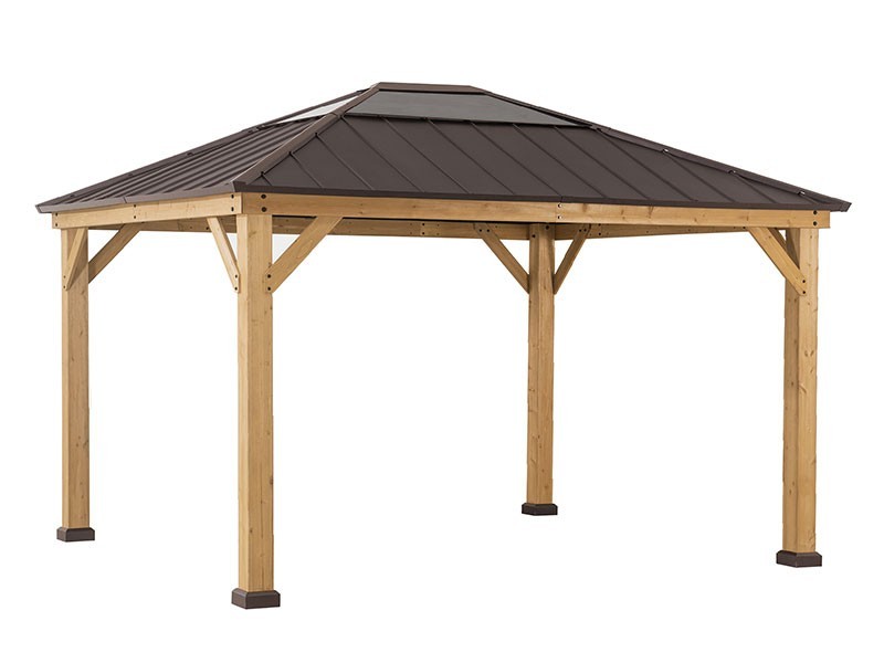 Altán Bruri hnědá 393 x 335 cm - foto 11