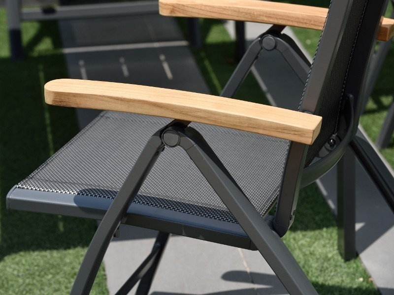 Polohovacie kreslo ANGELA DELUXE, hliník - foto 3