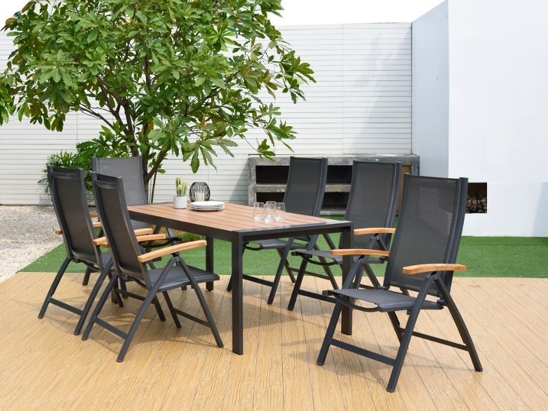 Polohovacie kreslo ANGELA DELUXE, hliník - foto 6