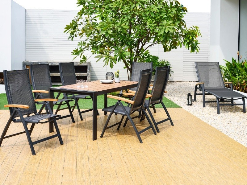 Polohovacie kreslo ANGELA DELUXE, hliník - foto 7