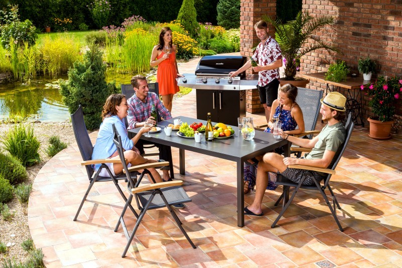 Polohovacie kreslo ANGELA DELUXE, hliník - foto 8