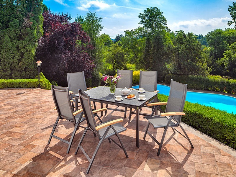 Polohovacie kreslo ANGELA DELUXE, hliník - foto 9