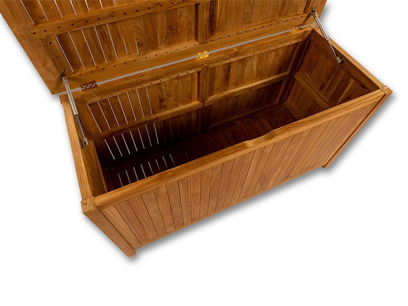 Zahradní box GENTLE 125x52x66cm, teak - foto 2 Zahradní box GENTLE 125x52x66cm, teak - foto 2