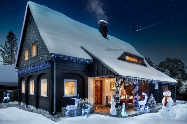 LED dekorace venkovní sněhulák 75cm, 80LED - foto 5 LED dekorace venkovní sněhulák 75cm, 80LED - foto 5