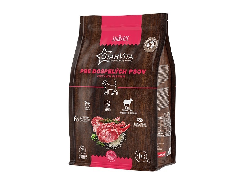 StarVita pro dospělé psy jehně, rýže 4kg - foto 2 StarVita pro dospělé psy jehně, rýže 4kg - foto 2
