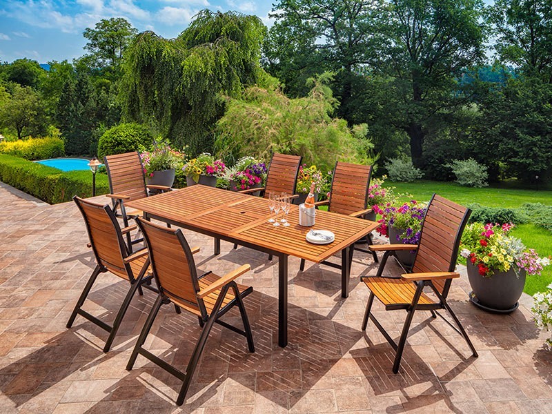 Rozkládací stůl FLAMINGO 180-240x98,9x74,7cm - foto 12 Rozkládací stůl FLAMINGO 180-240x98,9x74,7cm - foto 12