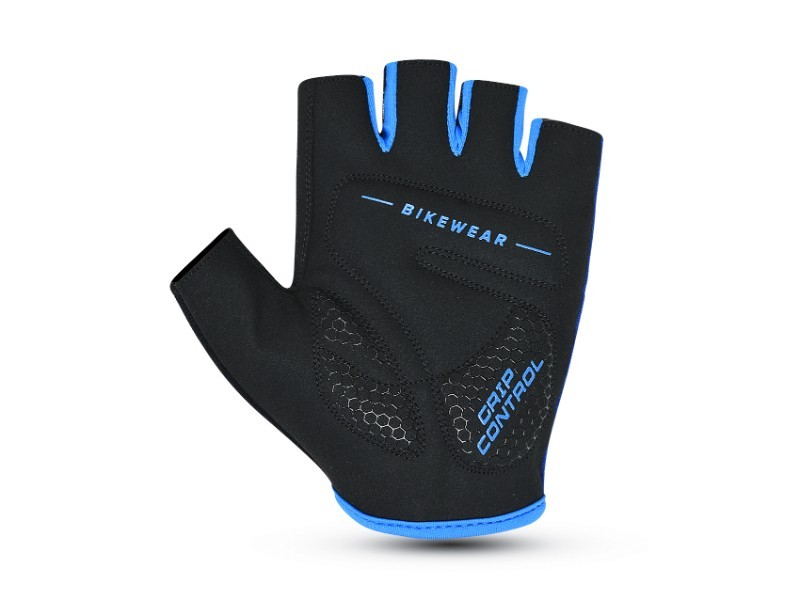 Cyklistické rukavice MTF, modré, XL - foto 3