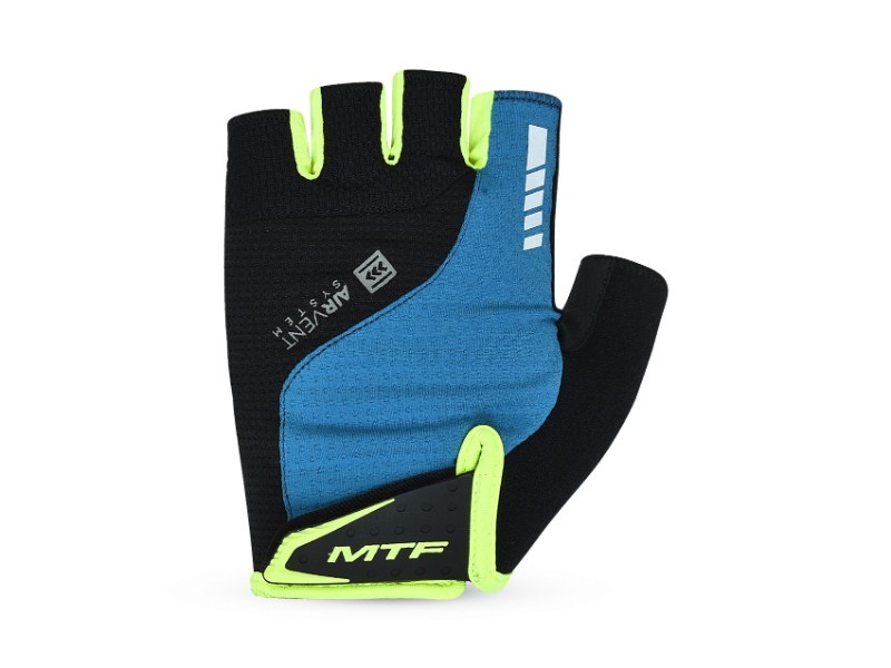 Cyklistické rukavice MTF, zelené, XL - foto 2